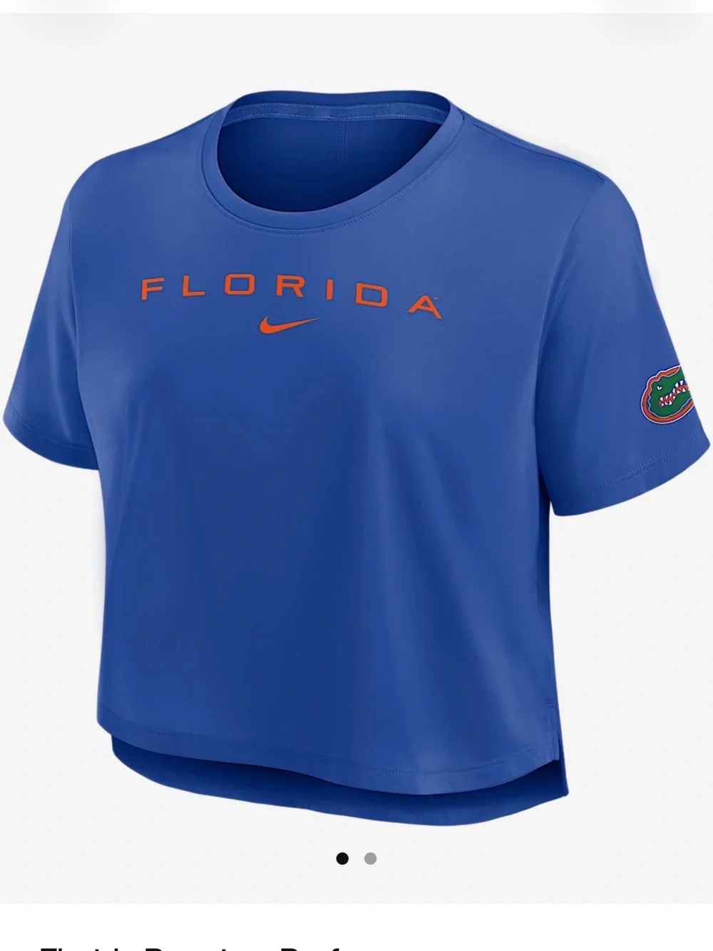 Nike Women’s Florida Gators Dri-Fit Cropped Top
